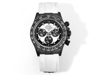 TW Factory ROLEX Cosmic Chronograph Daytona  Black steel case with White  numbers diameter 40mm Watch